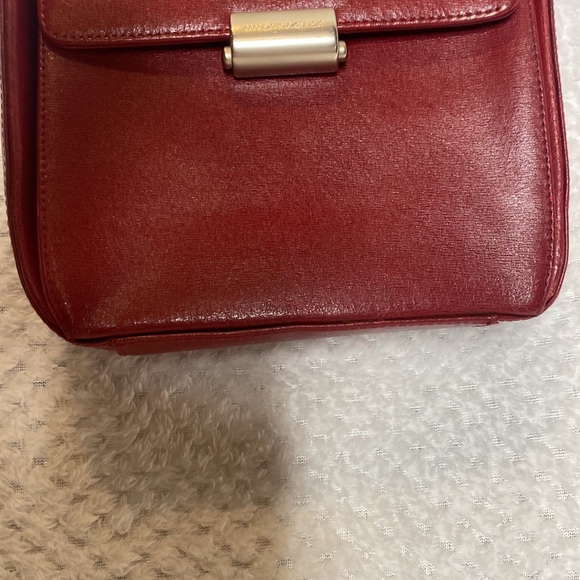 Mandarina Duck vintage red crossbody purse bag